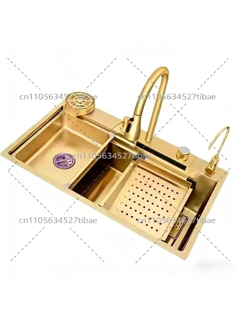 Outdoor Furniture Recycled Plastic - Modern Smart Faucet Kitchen Sink Multifunctional