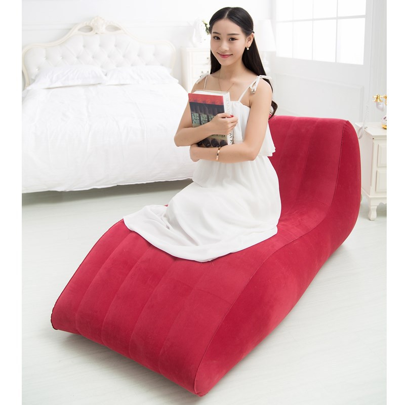 Outdoor Furniture Types - Leisure Inflatable Sofa Thickened Creative Flock