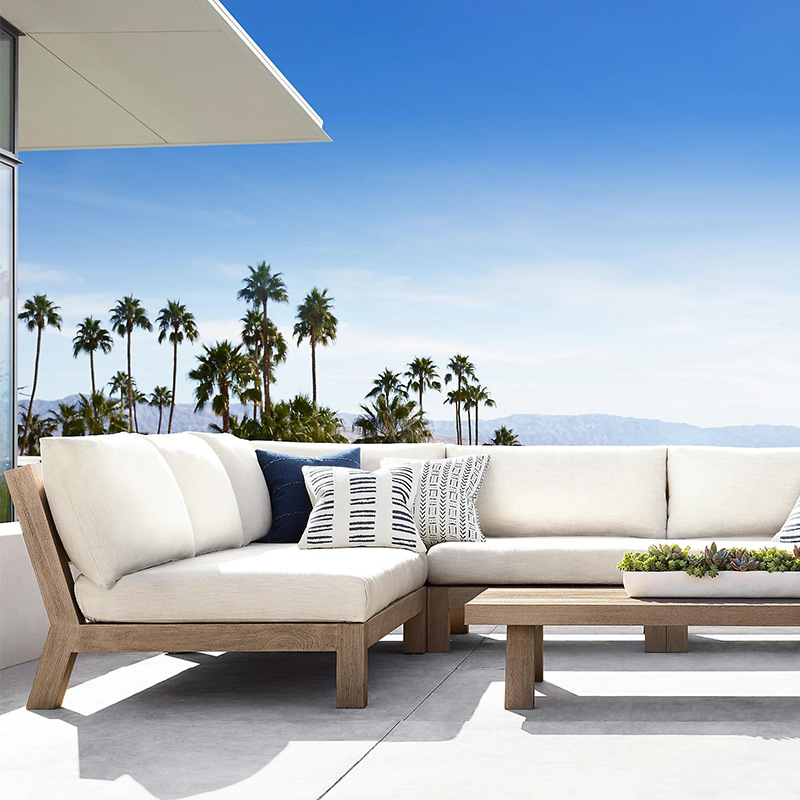 Outdoor Furniture Teak Wood - Luxury Waterproof Modern Garden Furniture Set