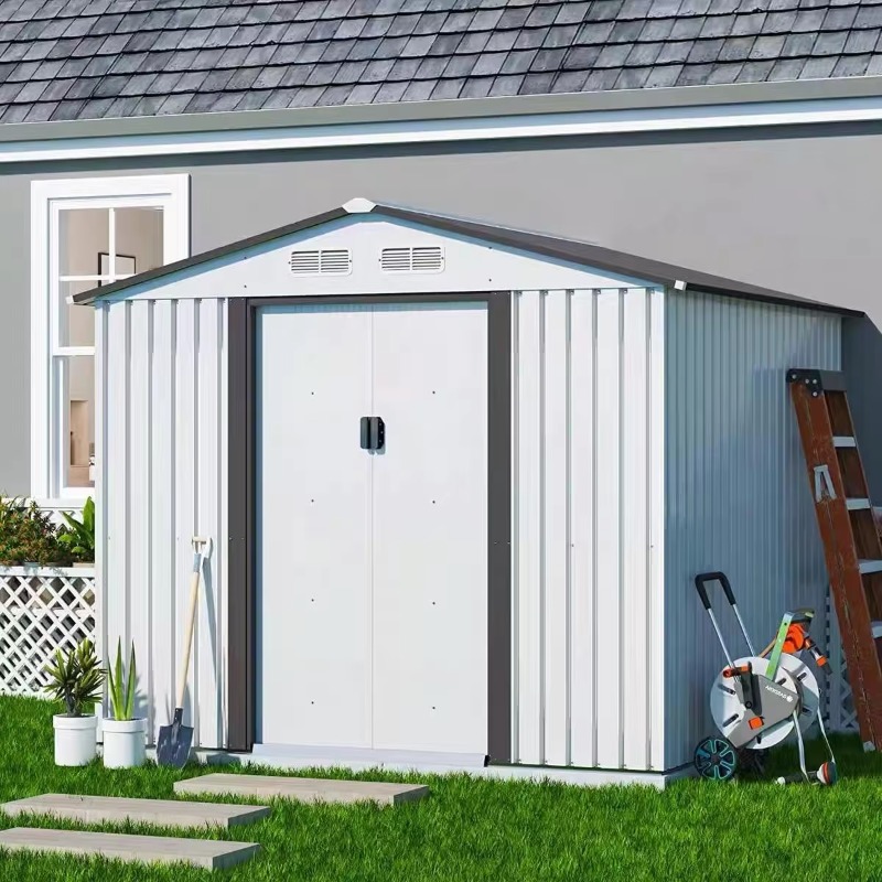 Outdoor Furniture Types - Outdoor Metal Garden Shed Waterproof Steel