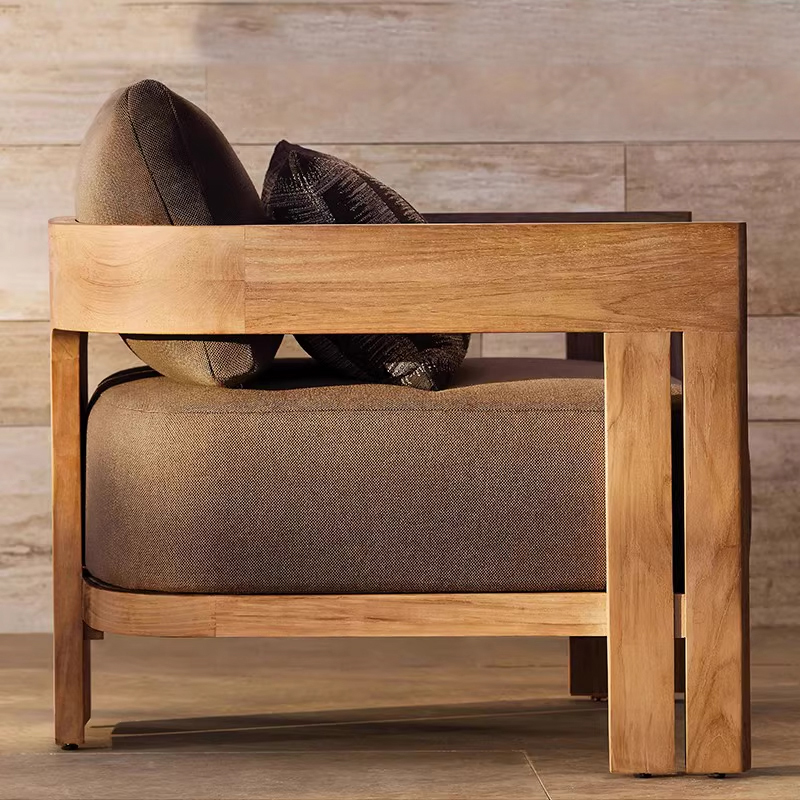Outdoor Furniture Teak Wood - Outdoor Teak Contemporary High-end Luxury Villa