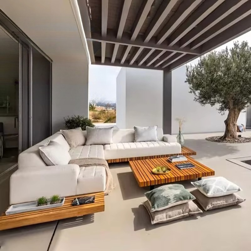 Waterproof Teak Wood Garden So - огляд і ціна Outdoor Furniture Teak Wood