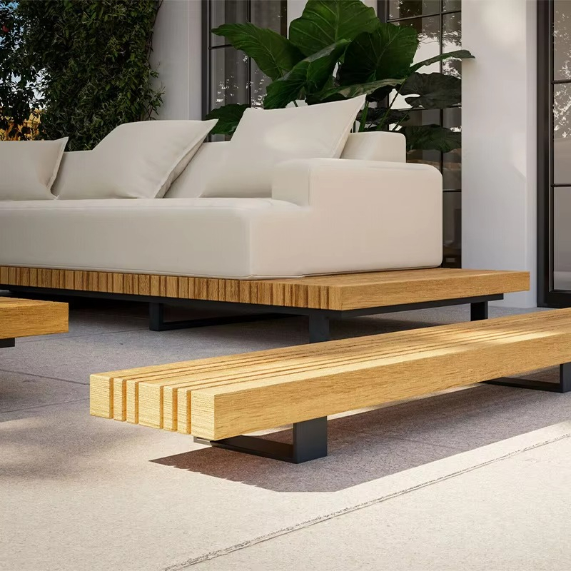 Waterproof Teak Wood Garden So - огляд і ціна Outdoor Furniture Teak Wood