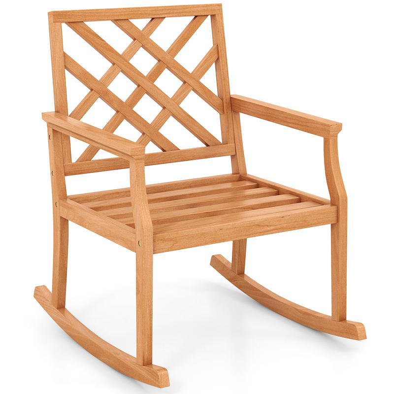 Teak Wood Rocking Chair 36 Inc - огляд і ціна Outdoor Furniture Teak Wood