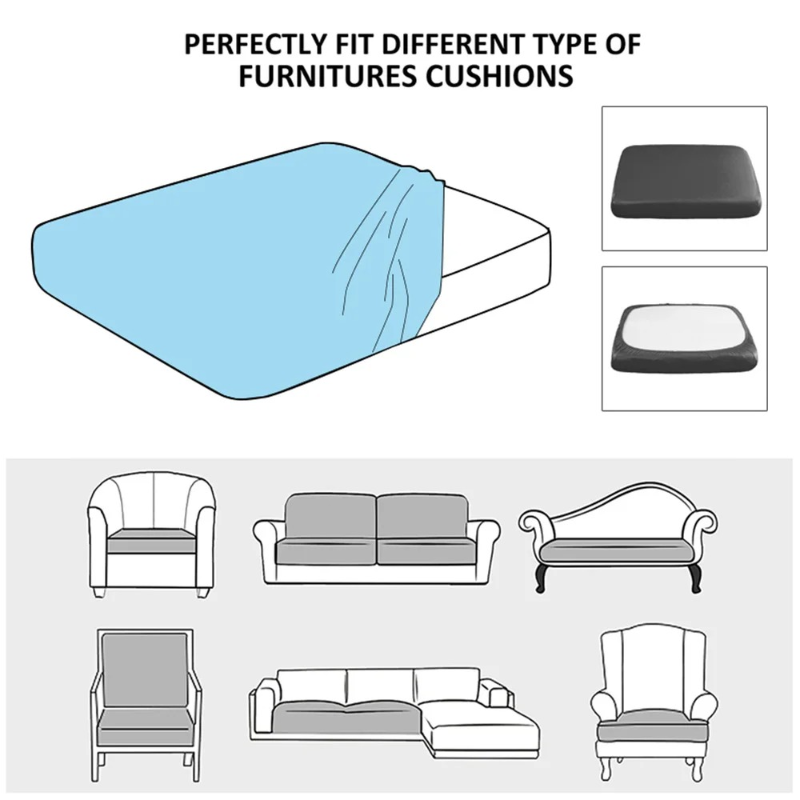 Elastic Waterproof Sofa Cushio - огляд і ціна Outdoor Furniture No Cushions