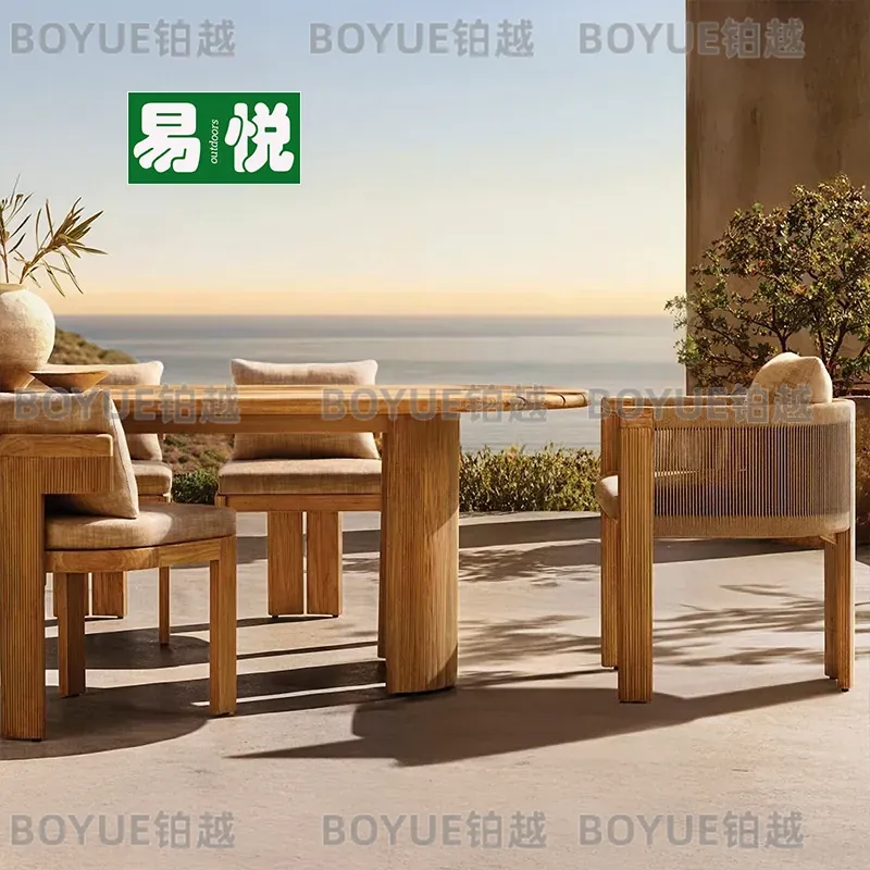 Outdoor Rattan Sofa Set Teak R - огляд і ціна Outdoor Furniture Teak Wood