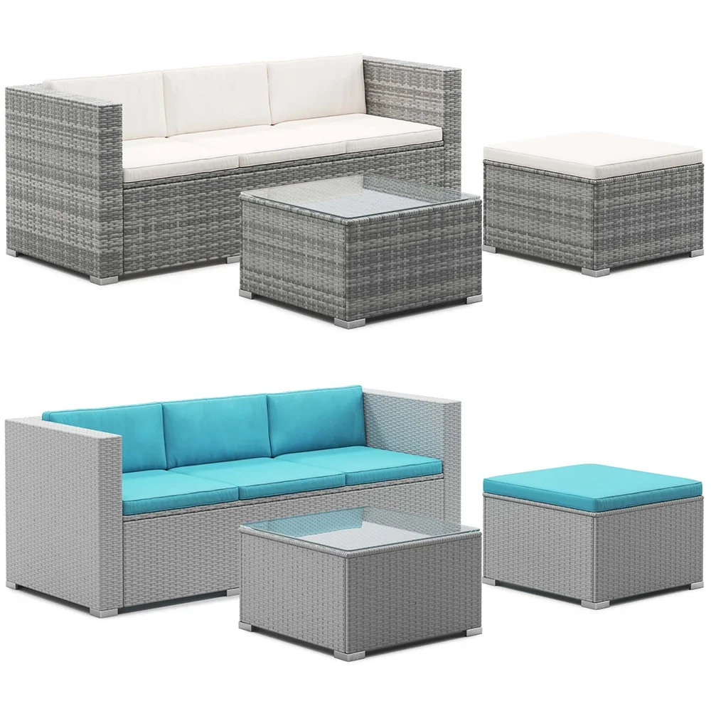 Garden Leisure Steel Rattan So - огляд і ціна Outdoor Furniture Types