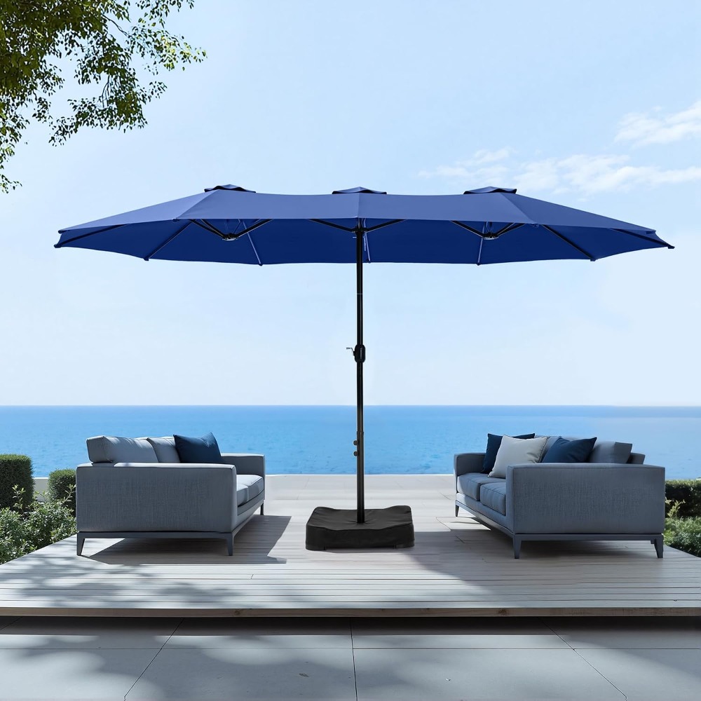 15ft Extra Large Rectangular M - огляд і ціна Outdoor Furniture With Umbrella