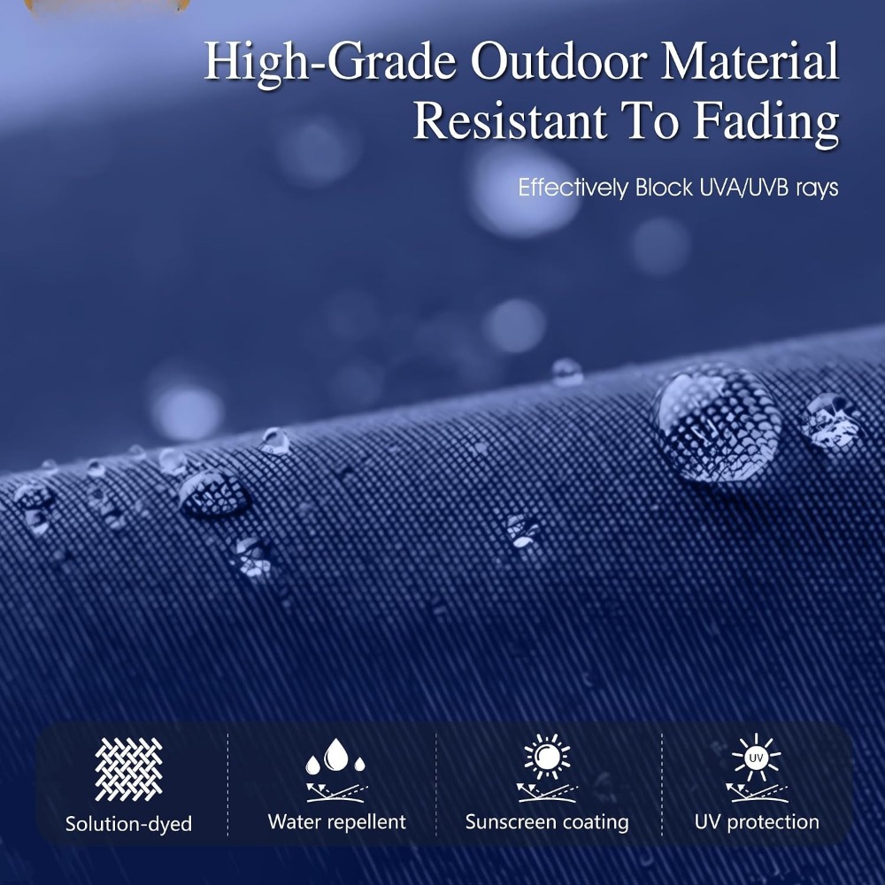 15ft Extra Large Rectangular M - огляд і ціна Outdoor Furniture With Umbrella