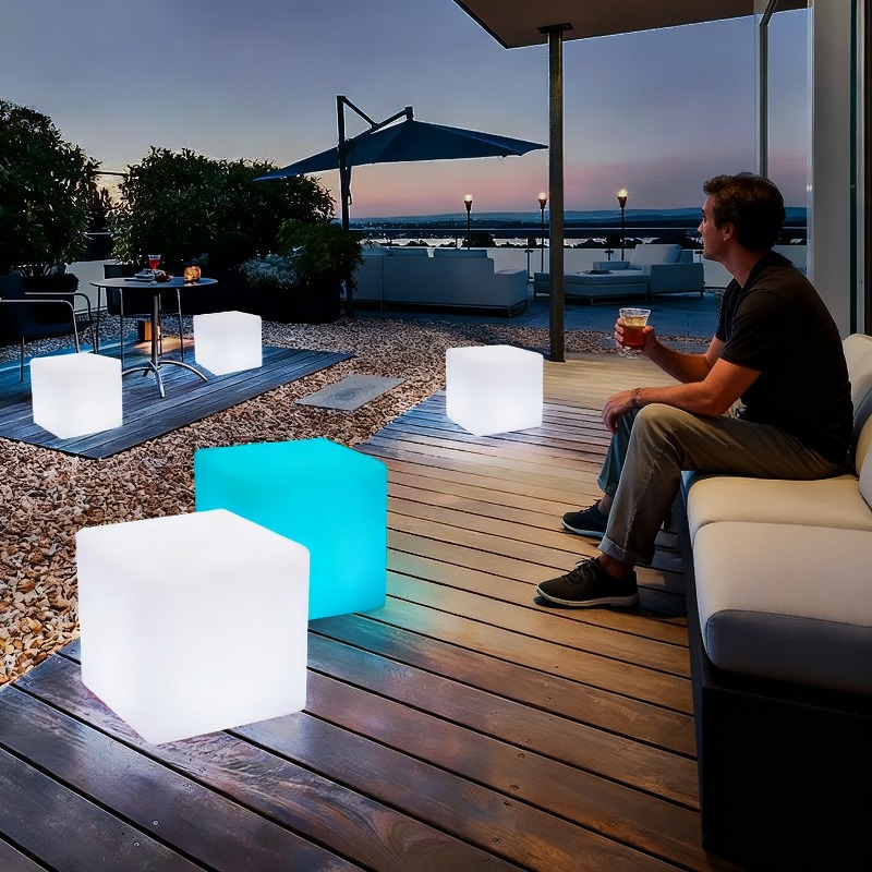 UV Resistant Recyclable PE LED - огляд і ціна Outdoor Furniture Recycled Plastic