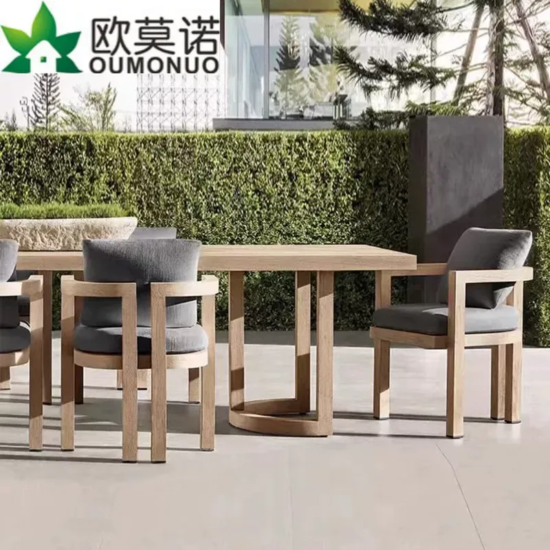 Nordic Outdoor Teak Wood Dinin - огляд і ціна Outdoor Furniture Teak Wood