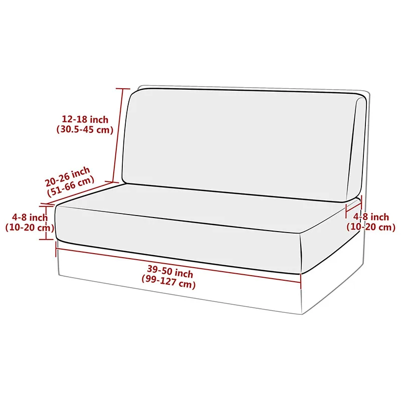 2pcs/set Stretch RV Dinette Cu - огляд і ціна Outdoor Furniture No Cushions