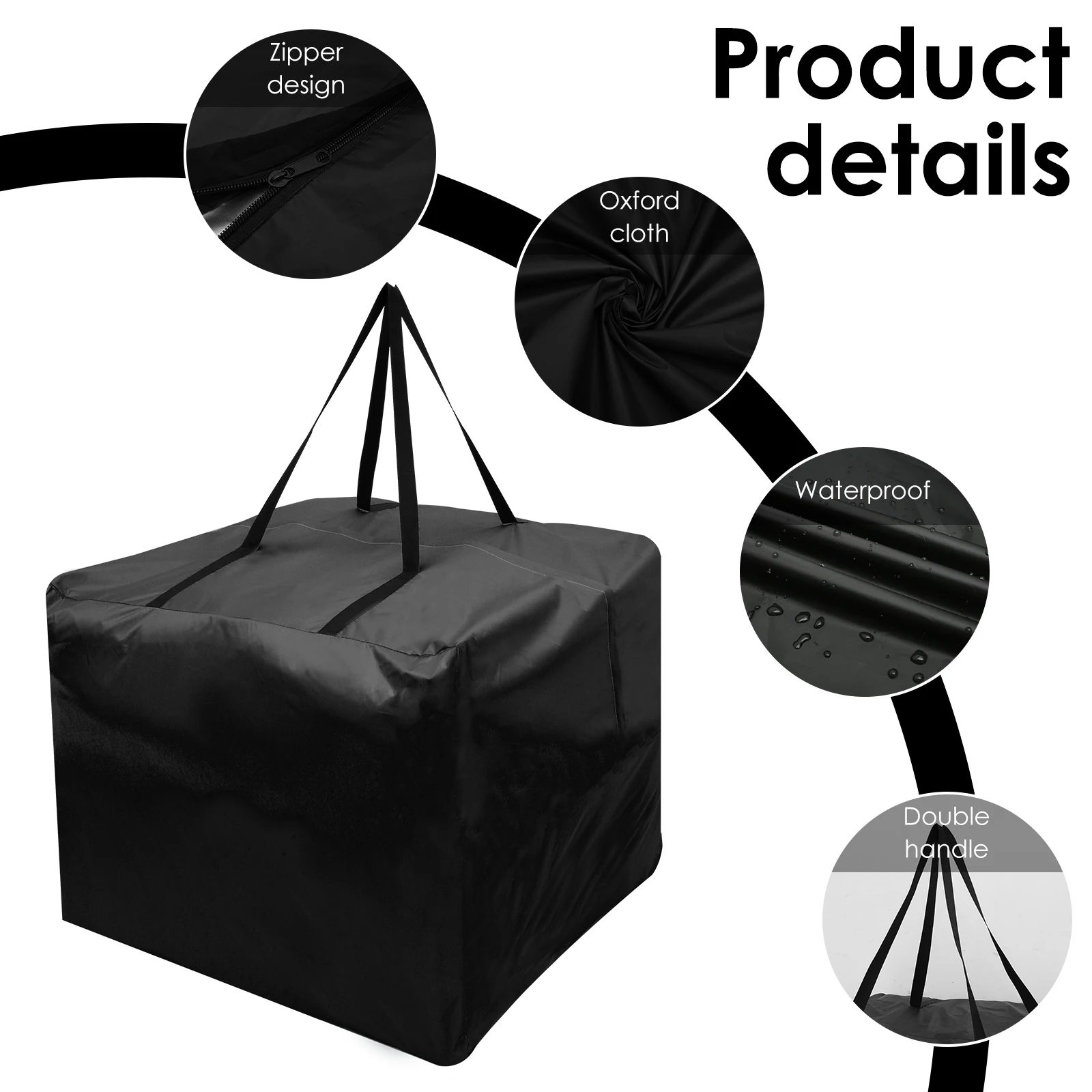 Cushion Storage Bag with Handl - огляд і ціна Outdoor Furniture Types